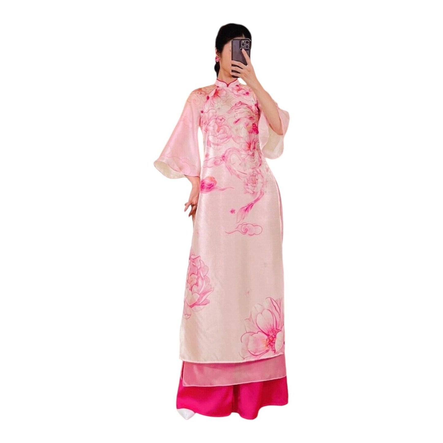 Vietnamese modern ao dai for women - Ao dai cach tan