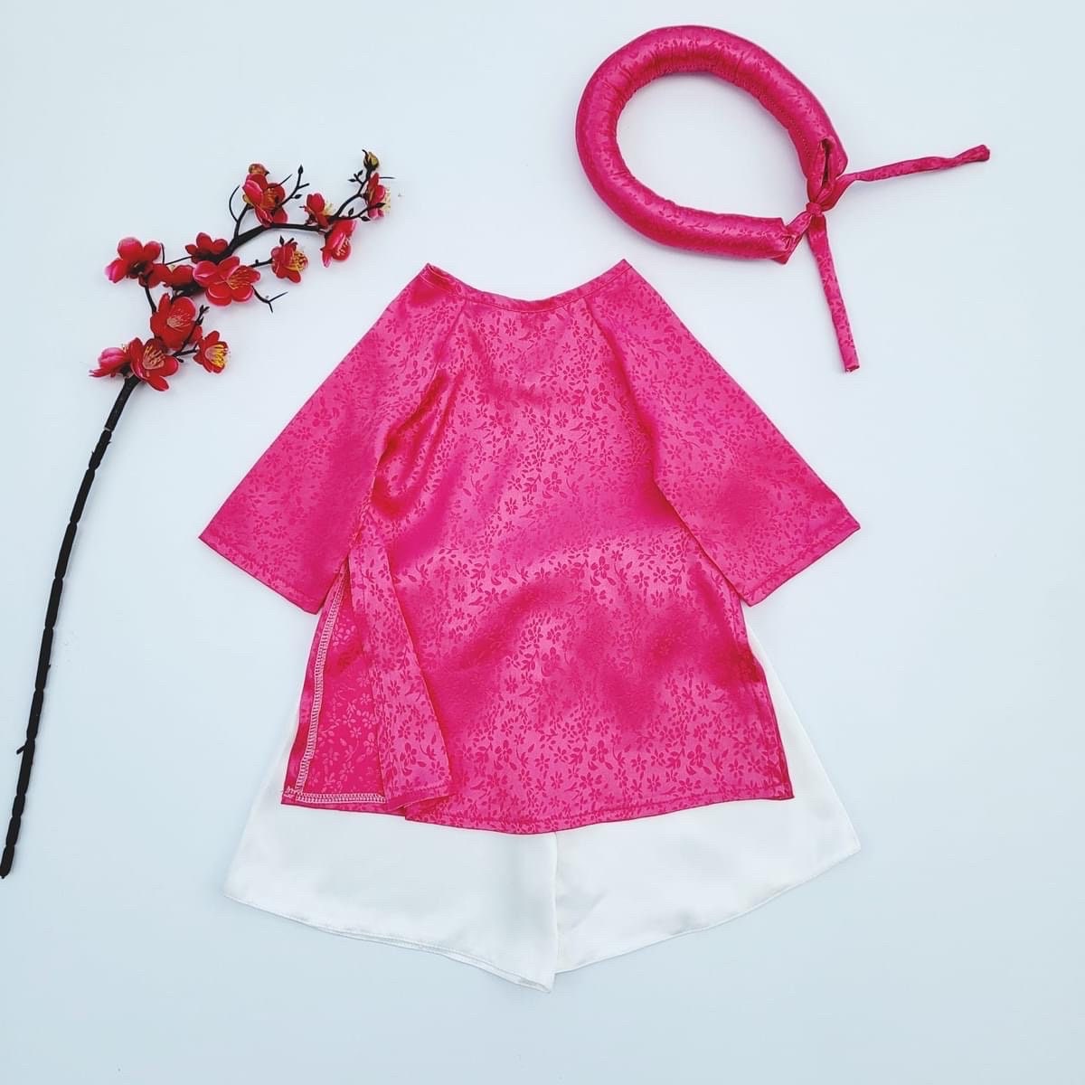 Baby, infant, newborn ao dai for girls- baby first ao dai