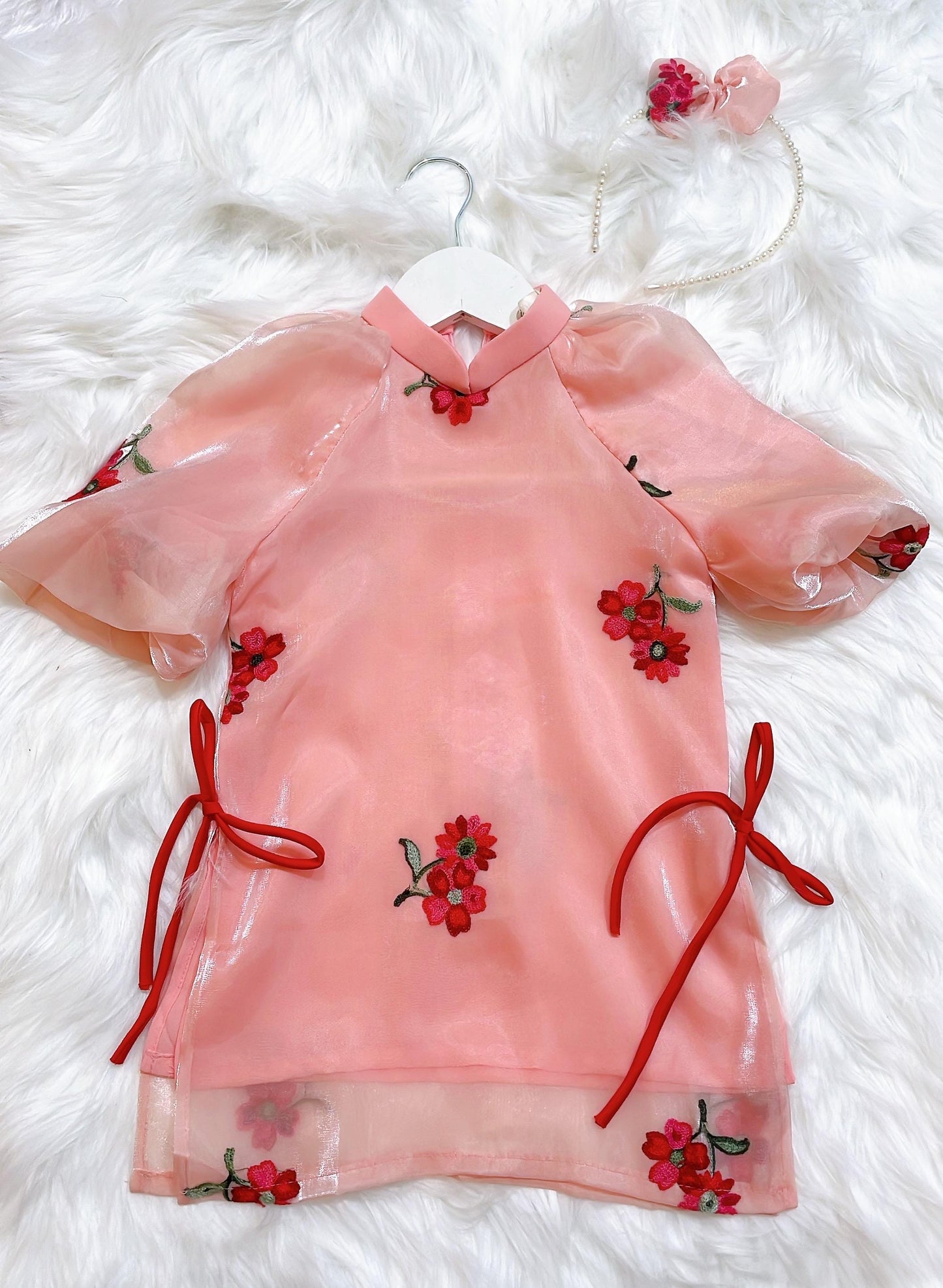 Baby, infant, newborn ao dai for girls- baby first ao dai