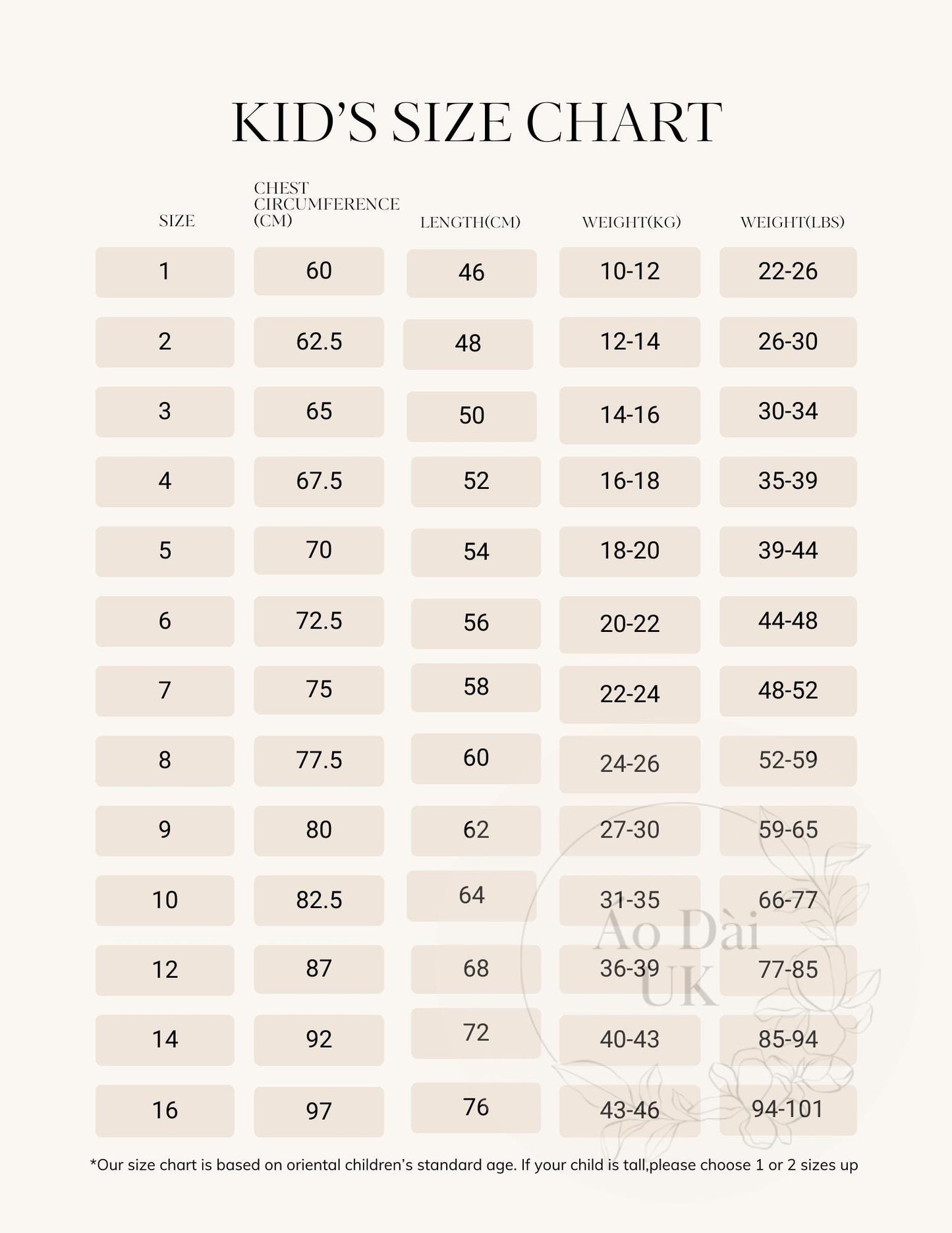 Women and kid organza ao dai- Ao dai big size, oversize