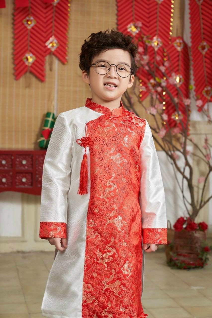 CLEARANCE- Aodai for boys size 1-16T- Red, Blue, Yellow