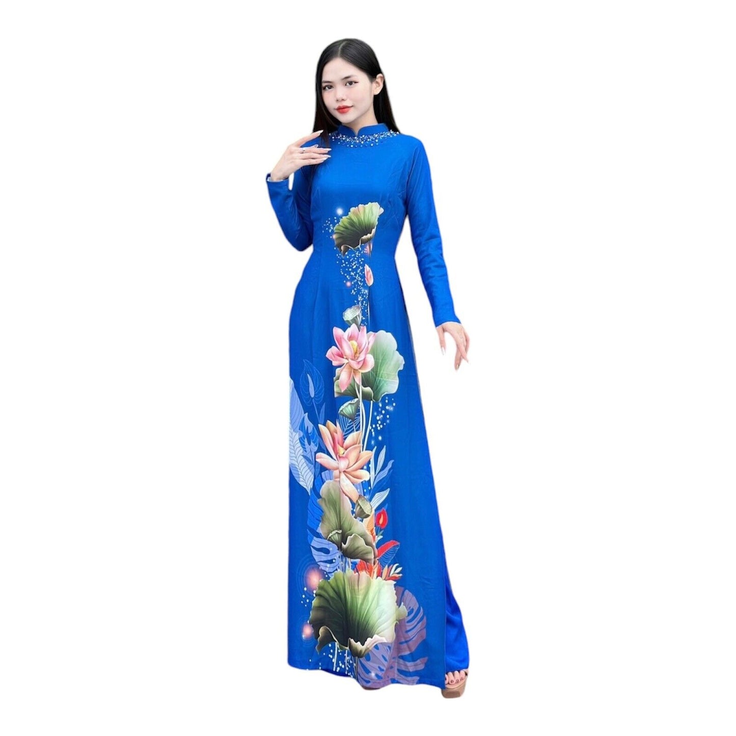 Traditioneller Seiden-Ao dai – Ao dai Truyen Tanga – vietnamesisches traditionelles Kleid