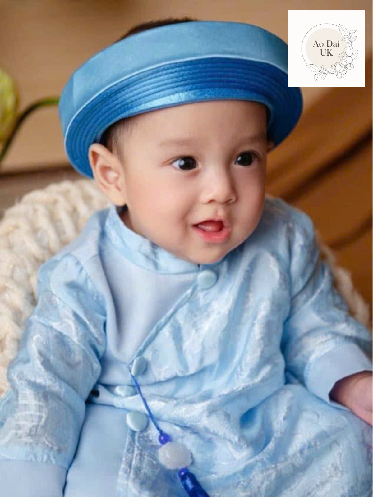 Boy And Girl Baby Infant Toddler Mulberry silk Ao Dai