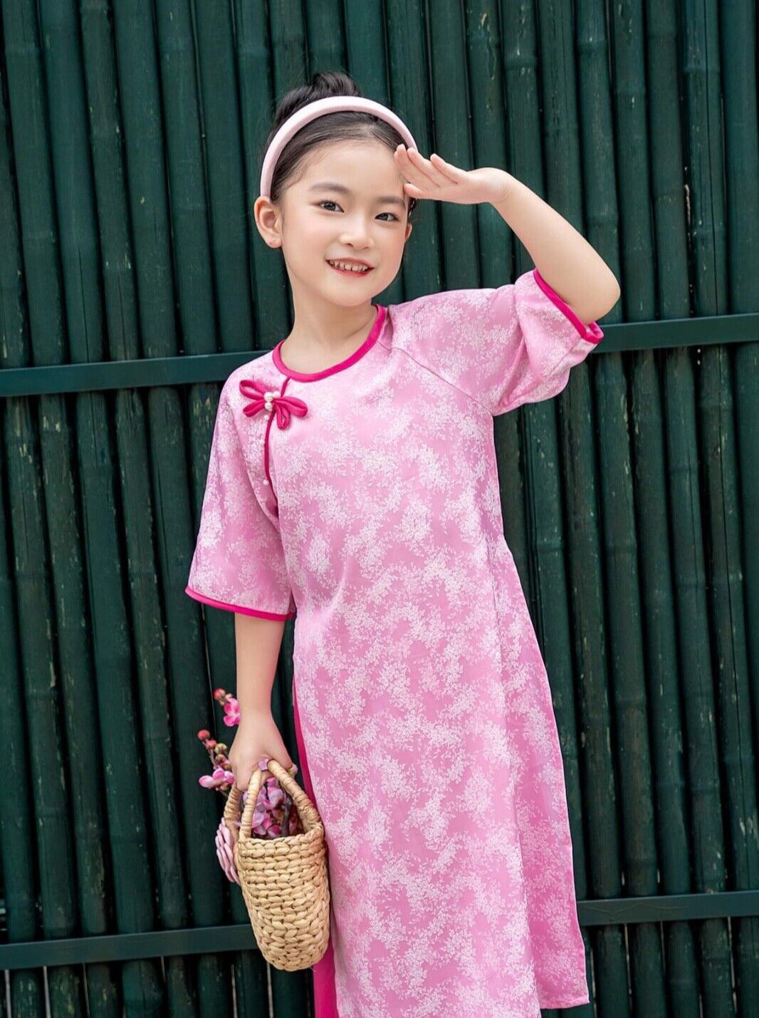 GIRL TRADITIONAL VIETNAMESE AO DAI 1-16Y