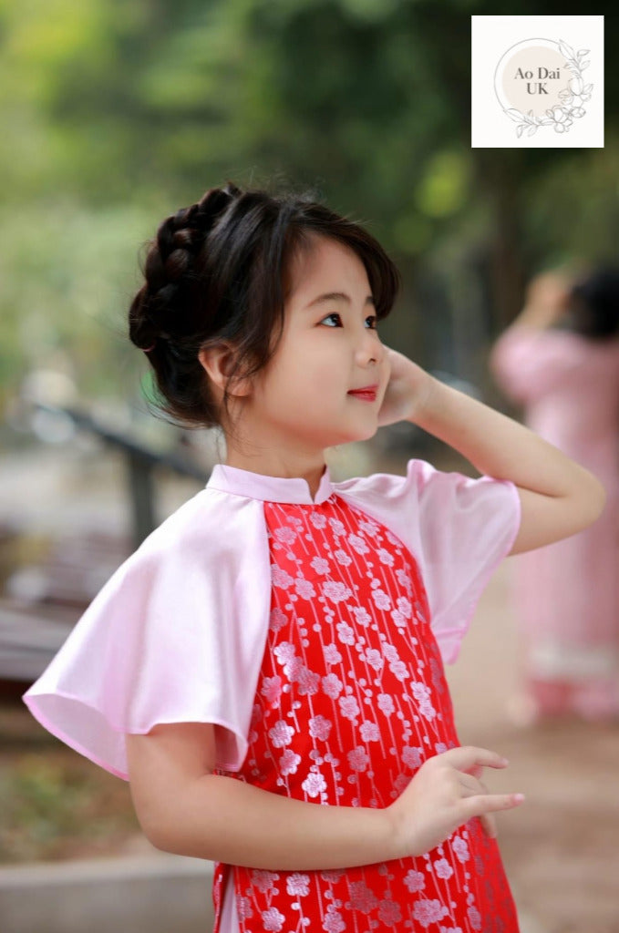 GIRL AO DAI 1-16Y VIETNAMESE TRADITIONAL CLOTHES FOR KIDS