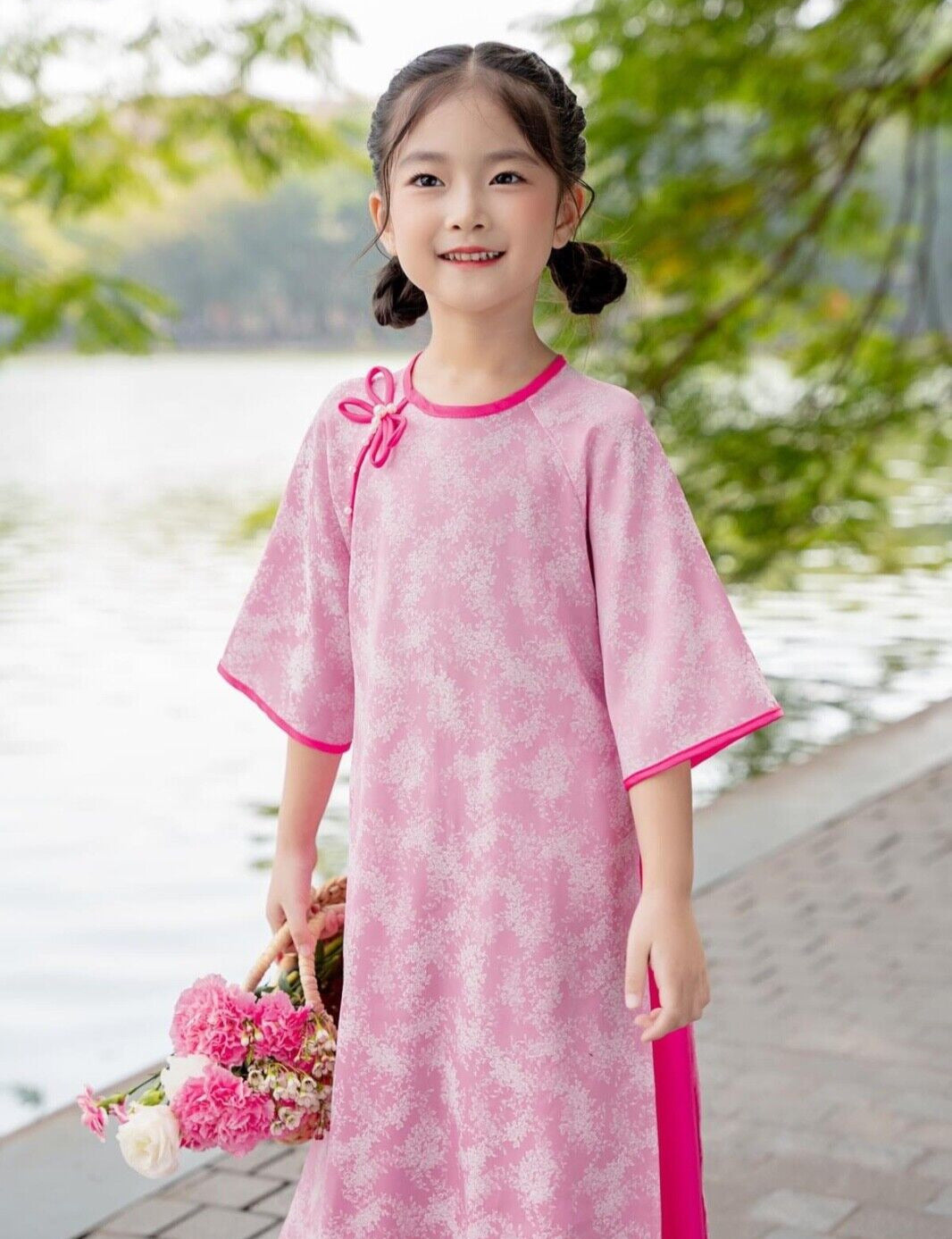 GIRL TRADITIONAL VIETNAMESE AO DAI 1-16Y