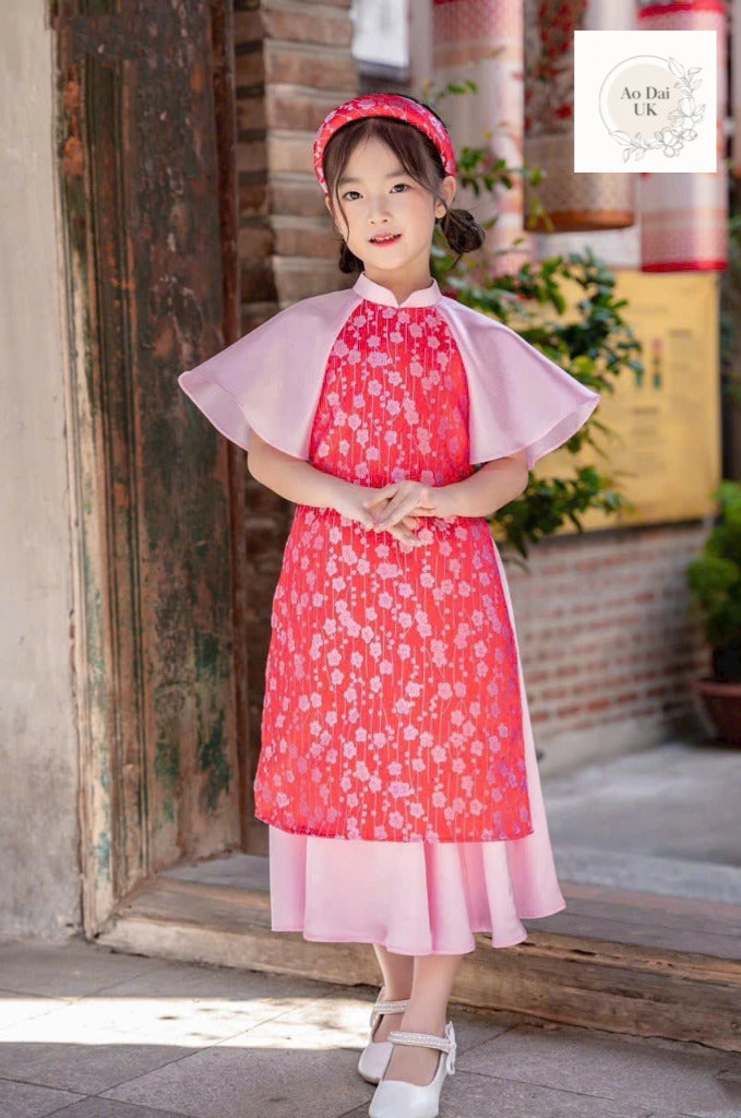 GIRL AO DAI 1-16Y VIETNAMESE TRADITIONAL CLOTHES FOR KIDS