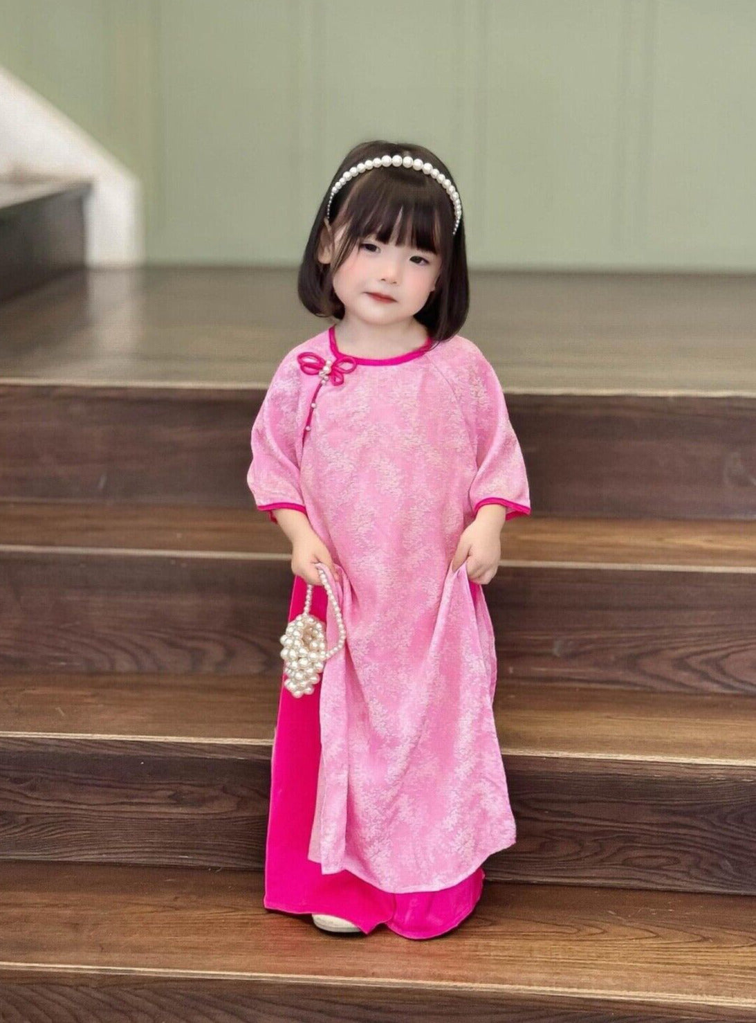 GIRL TRADITIONAL VIETNAMESE AO DAI 1-16Y