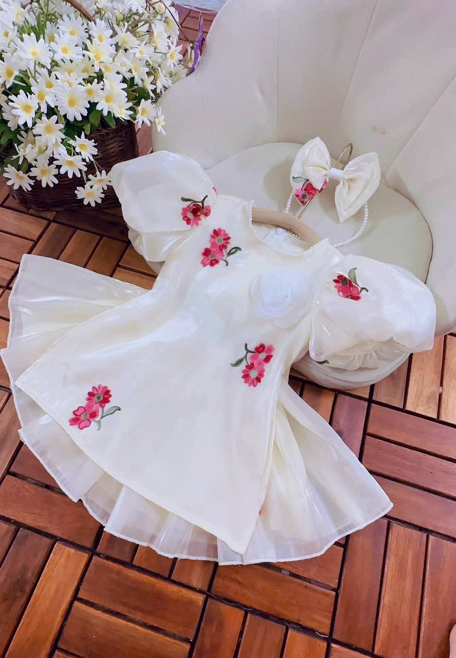 Baby, infant, newborn girl ao dai