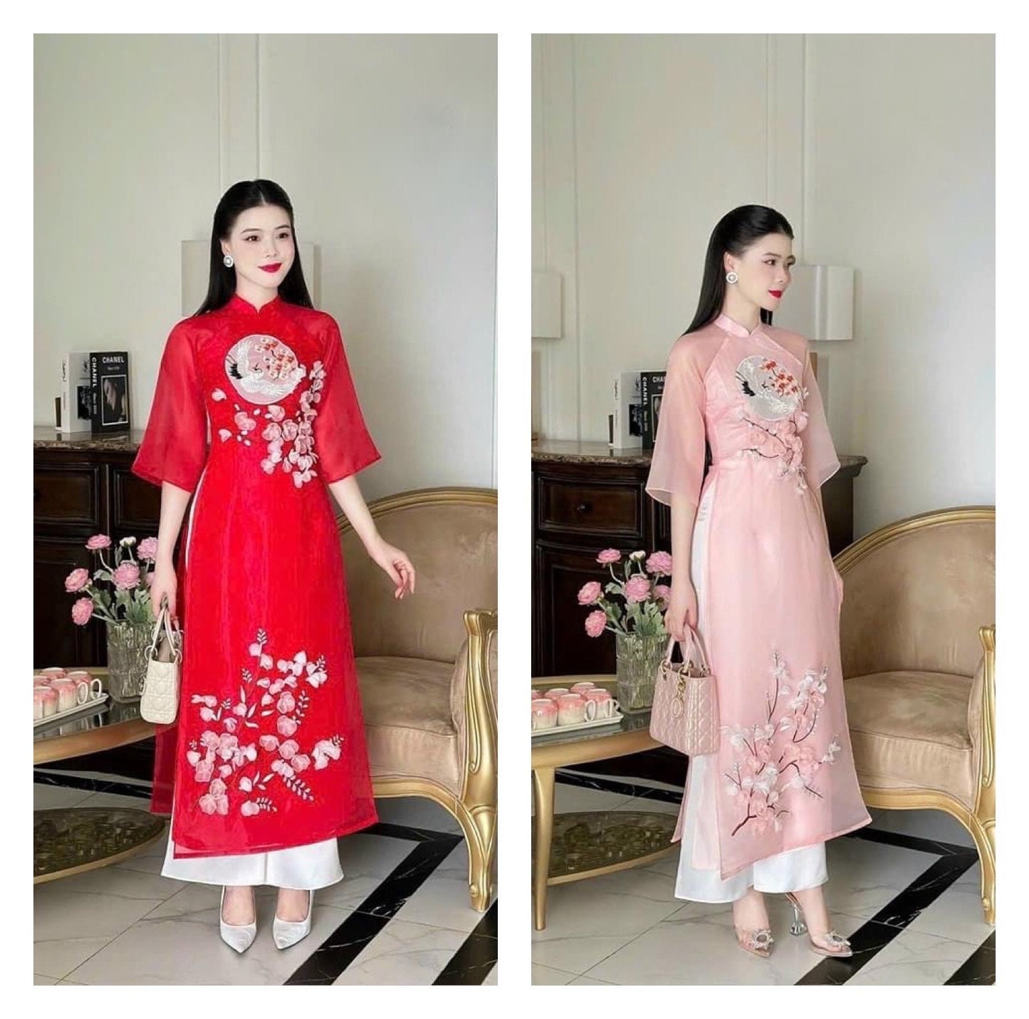 Vietnamese modern Ao dai - Ao dai cach tan