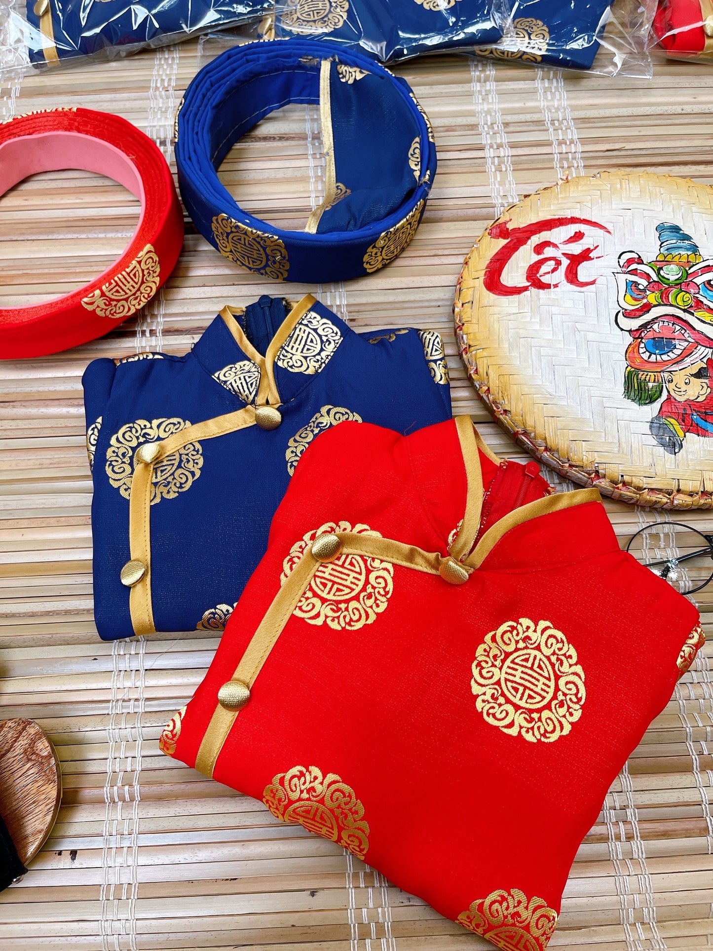 Thai Tuan Baby, infant, newborn ao dai for boys- baby first ao dai