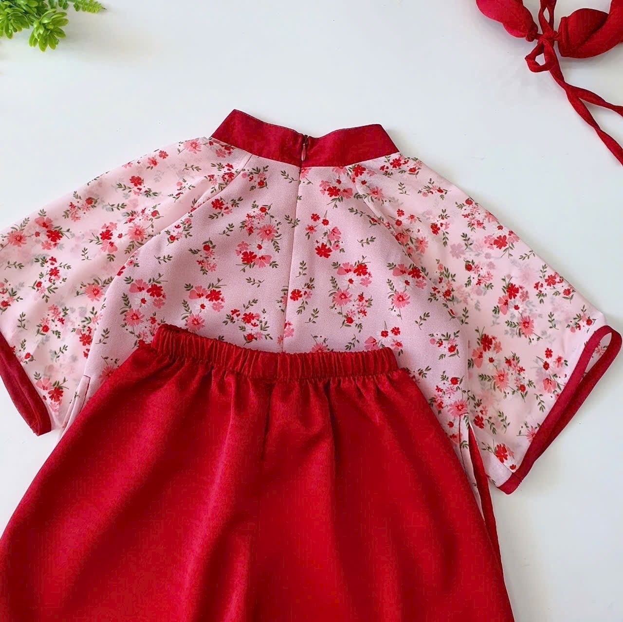 Baby, infant, newborn, toddler, kid, girl ao dai - baby first ao dai