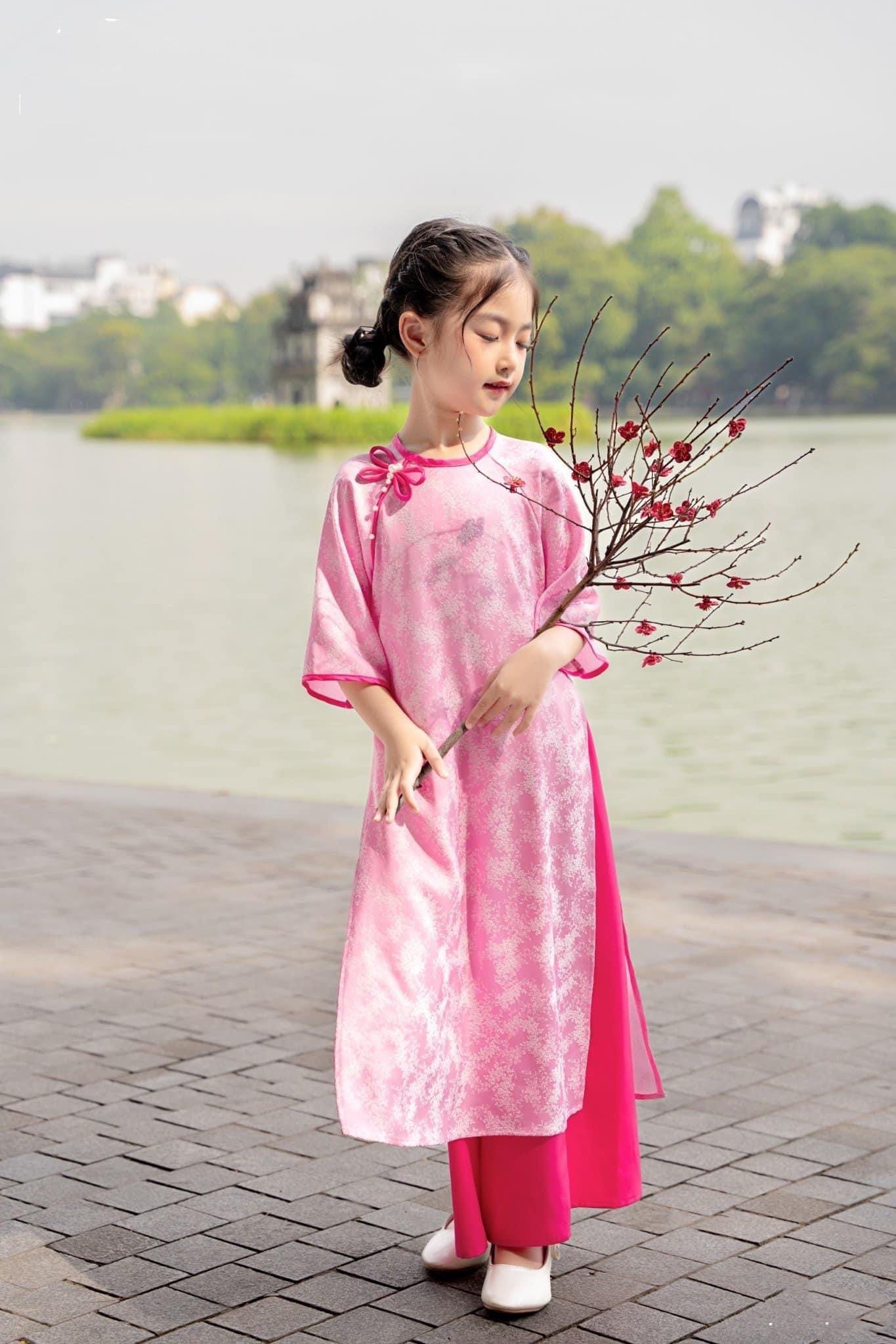 CLEARANCE silk ao dai for girl, teen - Ao dai cach tan