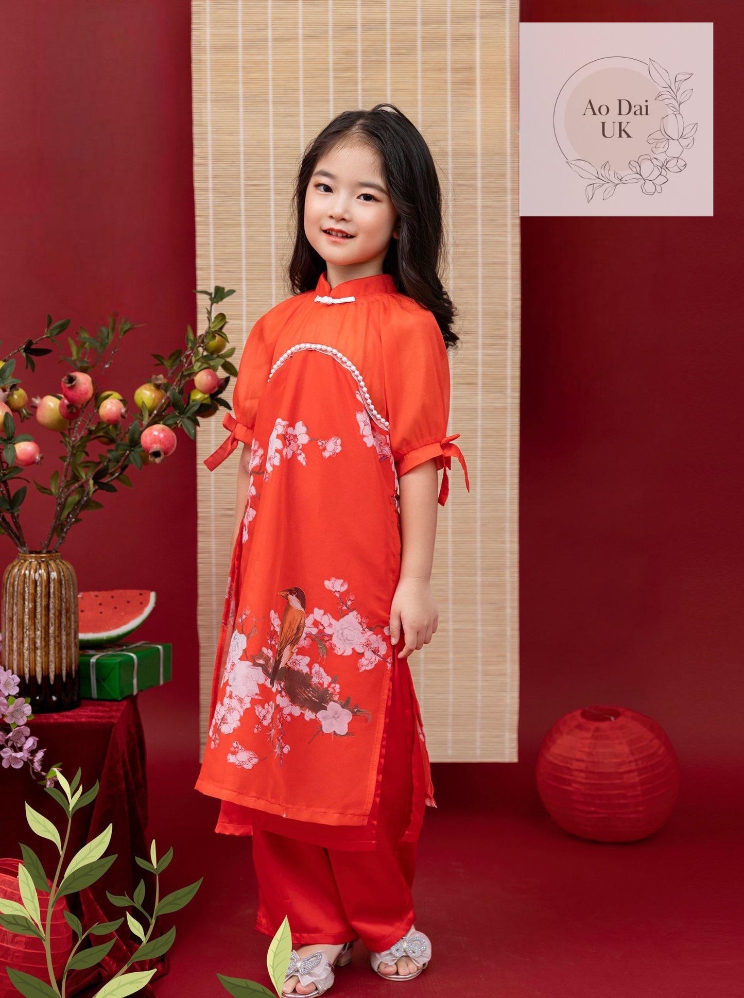 Ao dai for girl kid 2-11Y - Ao dai cach tan