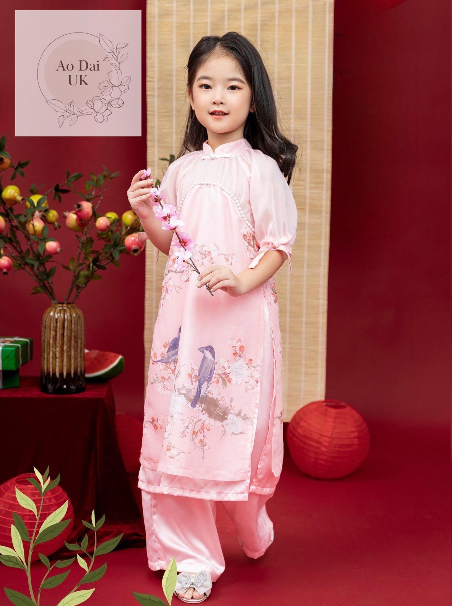 Ao dai for girl kid 2-11Y - Ao dai cach tan