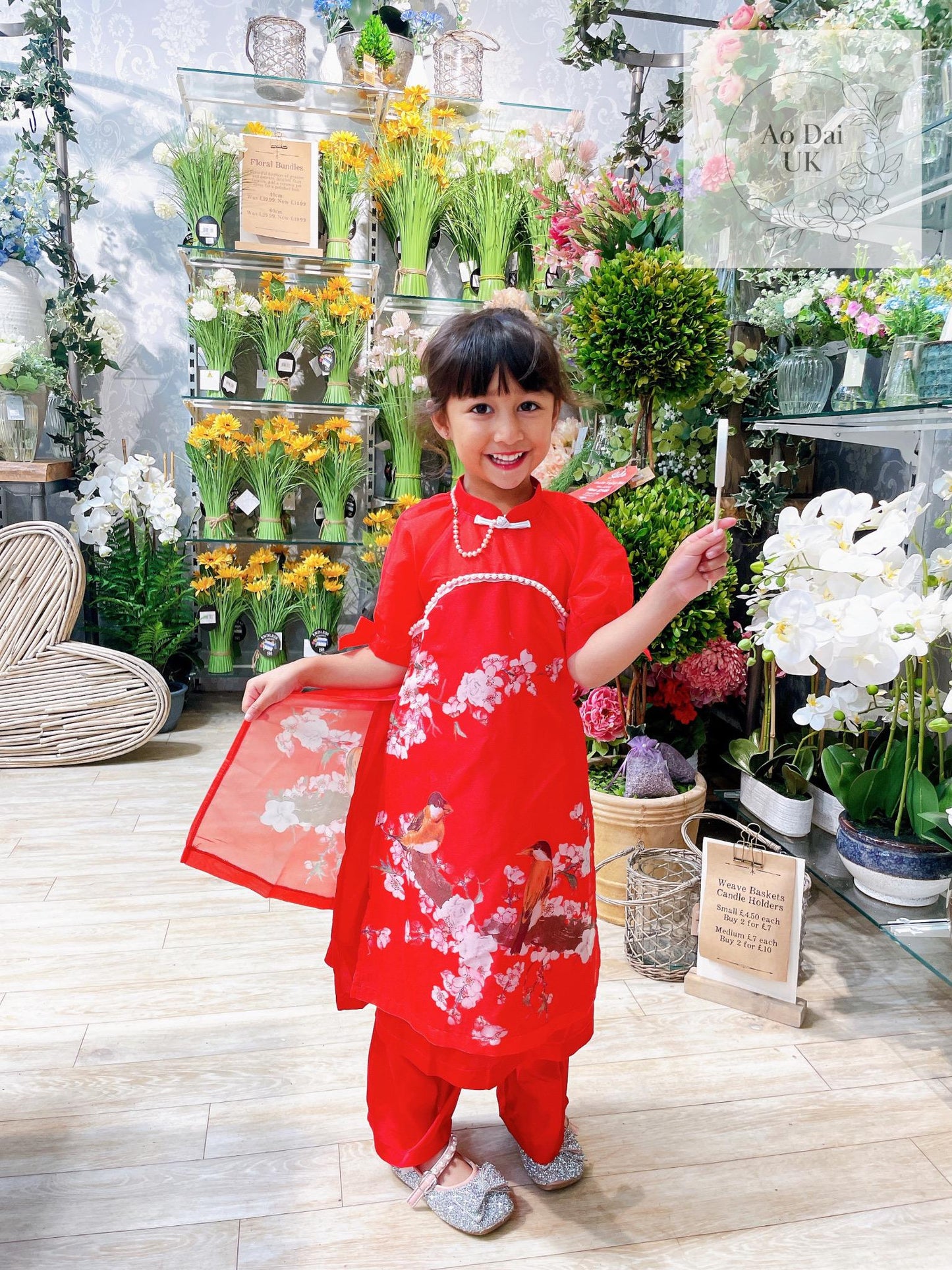 Ao dai for girl kid 2-11Y - Ao dai cach tan