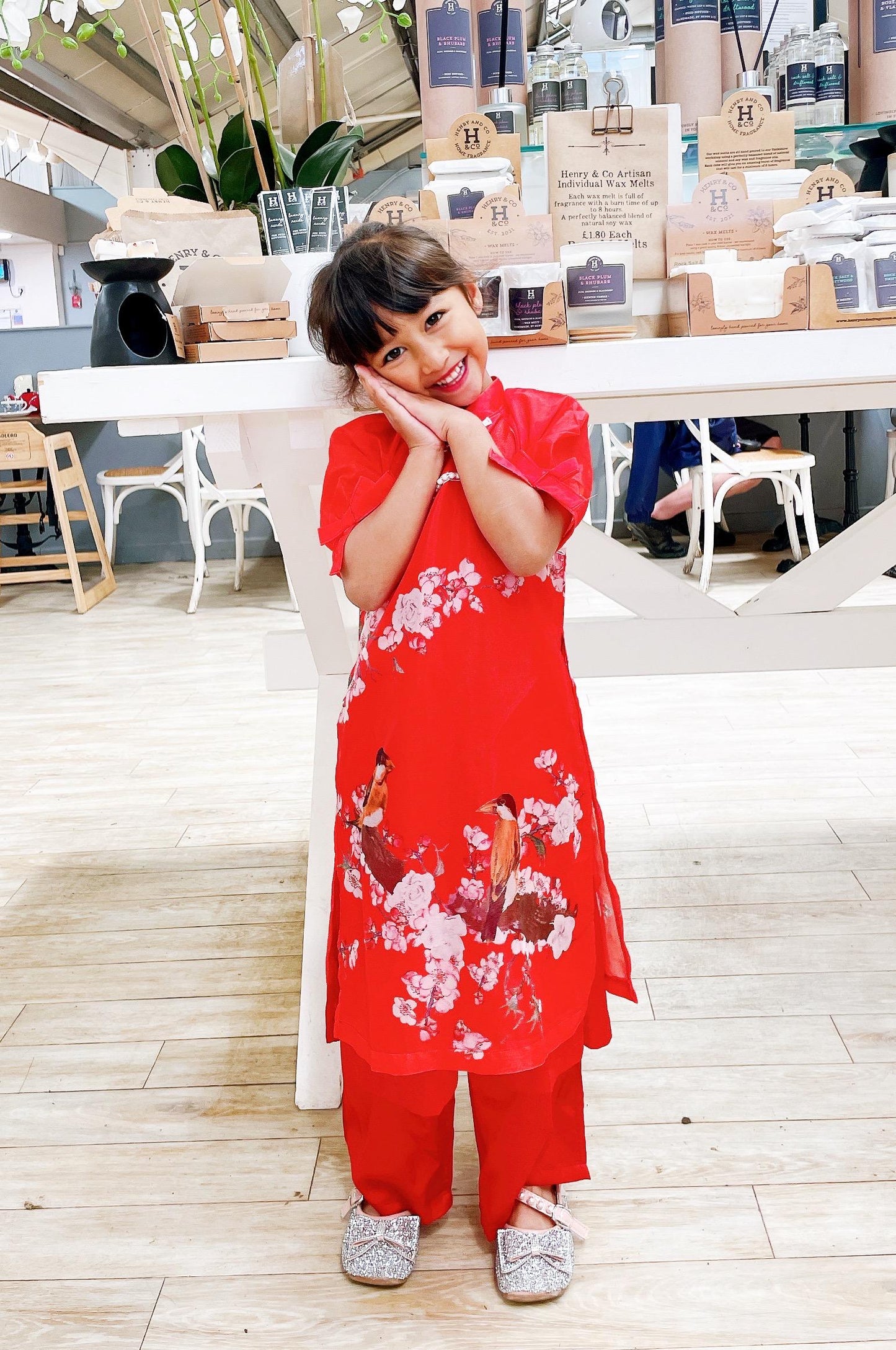 Ao dai for girl kid 2-11Y - Ao dai cach tan