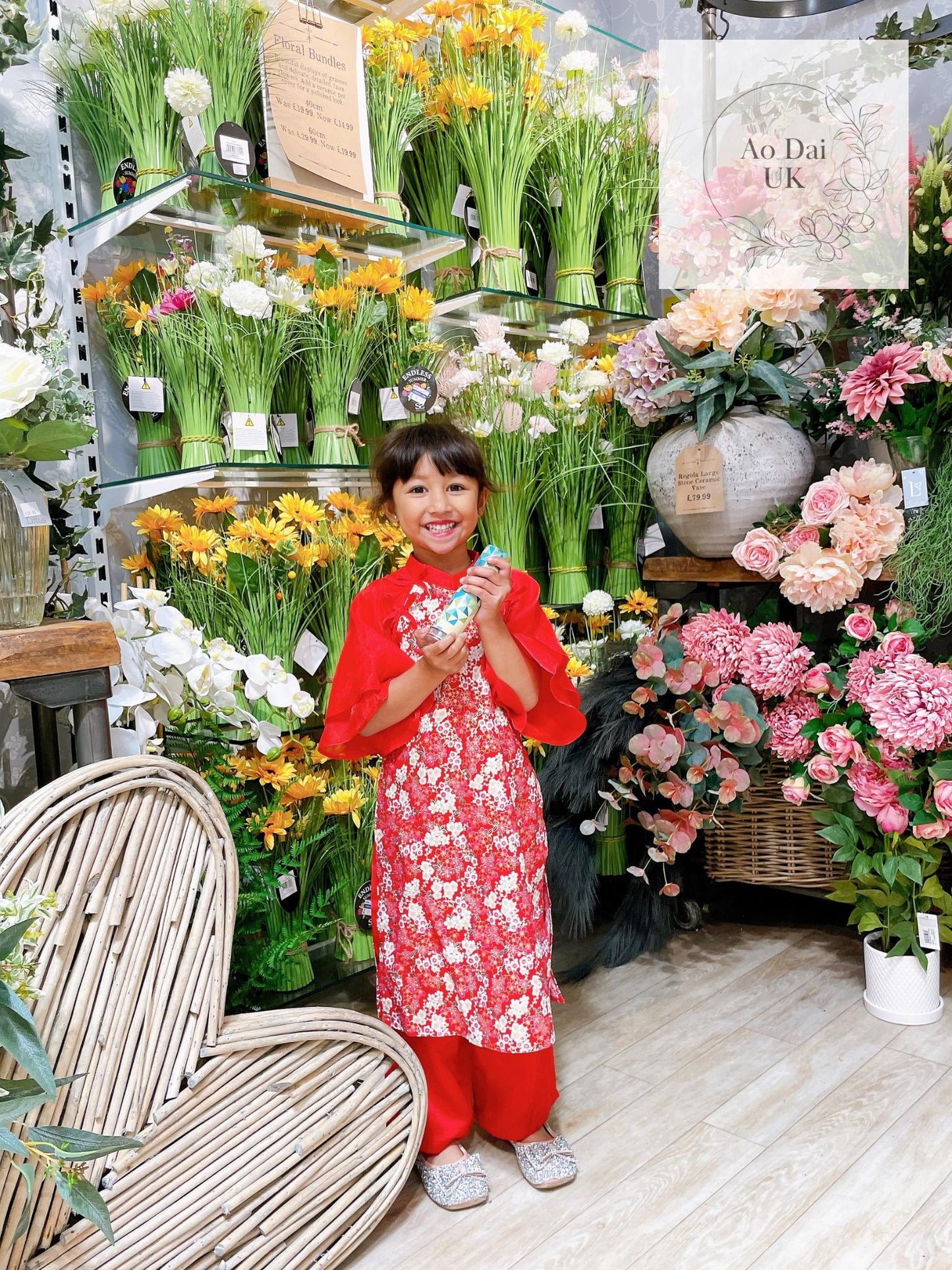 Ao dai for girl kid 2-11Y - Ao dai cach tan