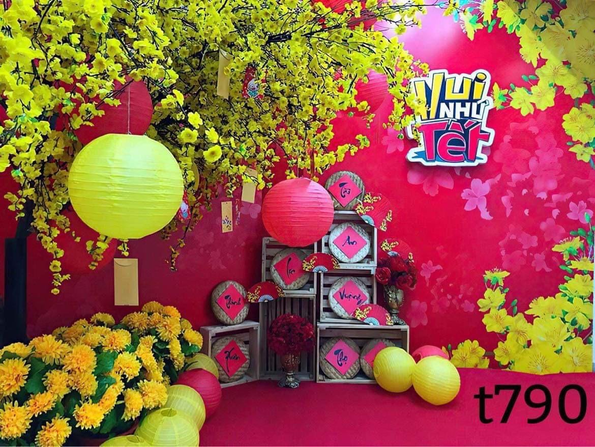 Tet, Lunar New Year backdrop 1.5x2m