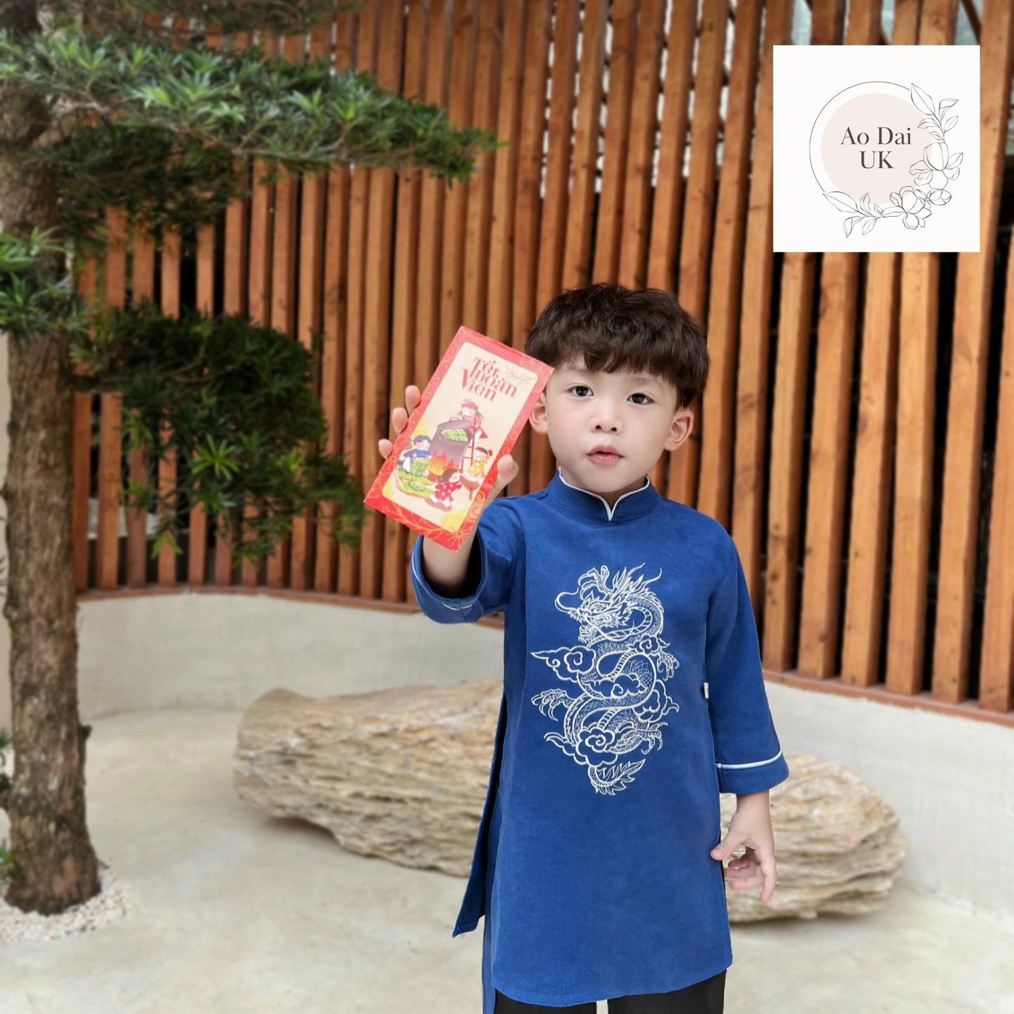 CLEARANCE- Ao dai and pants for boy, kid- Vietnamese male ao dai only