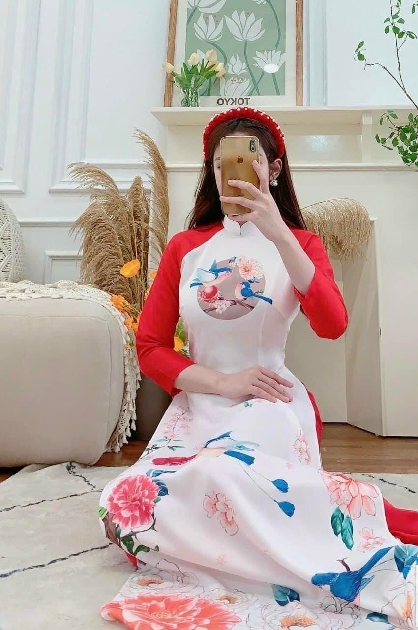 CLEARANCE modern Ao Dai- Lycra silk dress for women