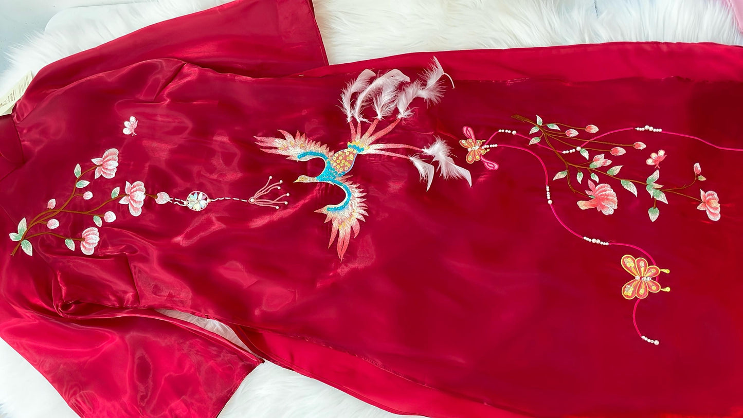 Women and kid matching ao dai- ao dai big size, over size