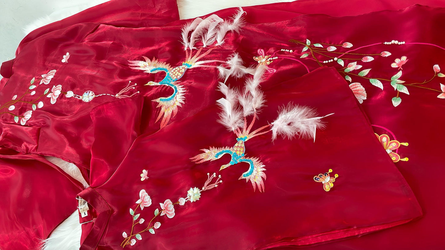 Women and kid matching ao dai- ao dai big size, over size