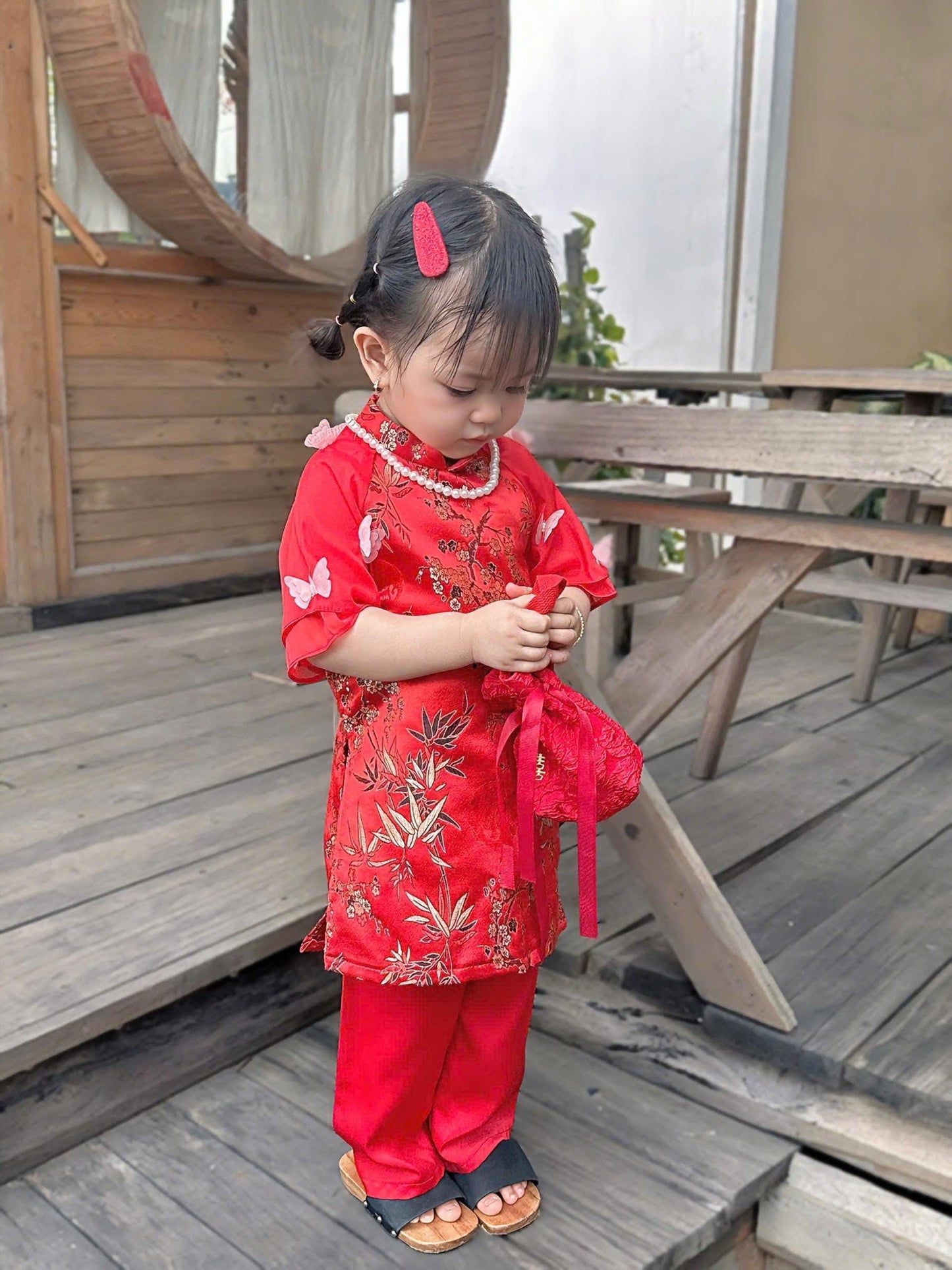 Baby, girl, infant, newborn ao dai for girls- baby first ao dai
