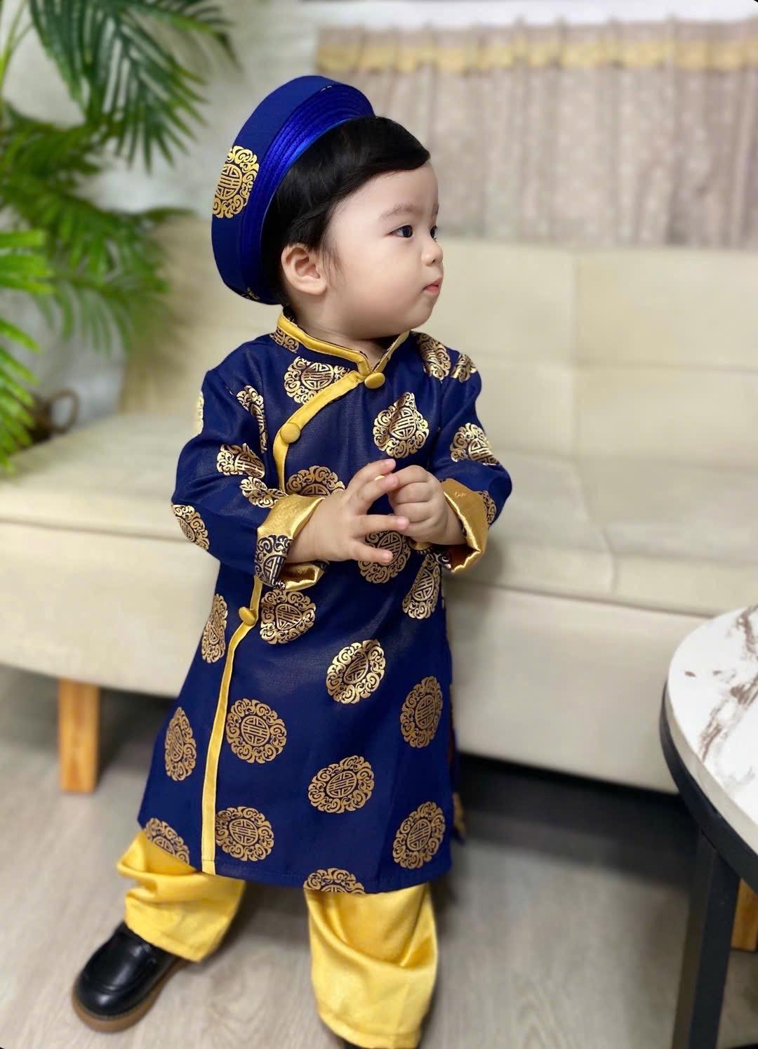 Thai Tuan Baby, infant, newborn ao dai for boys- baby first ao dai