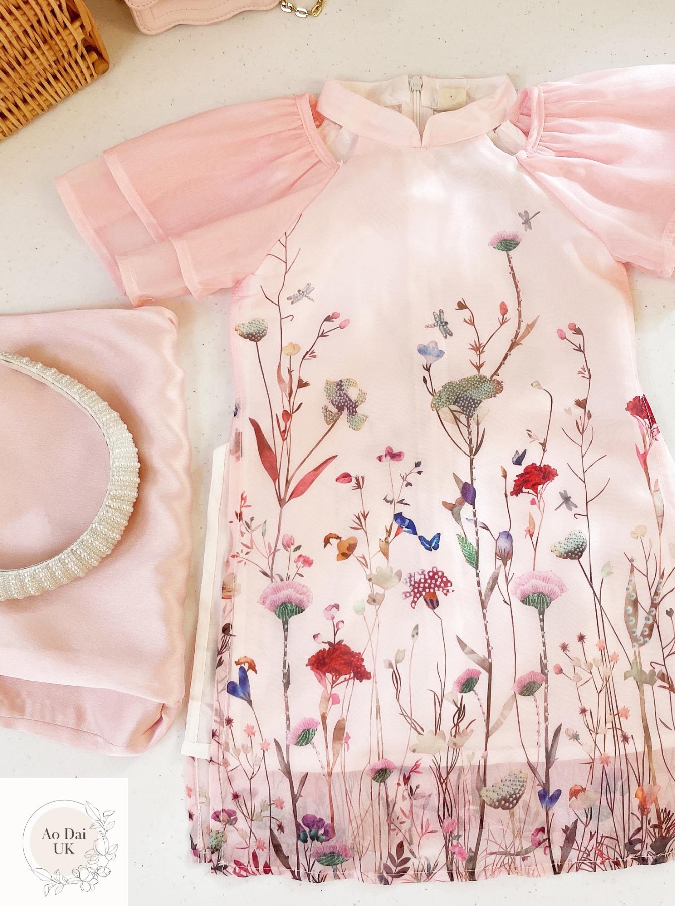 Ao dai for girl kid 2-11Y - Ao dai cach tan