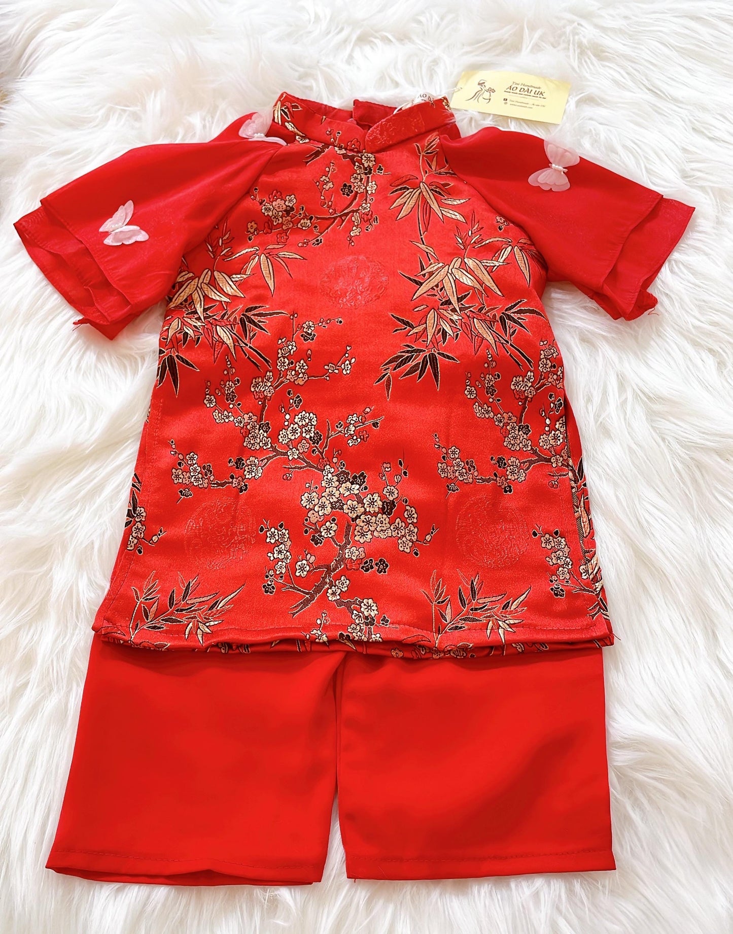 Baby, girl, infant, newborn ao dai for girls- baby first ao dai