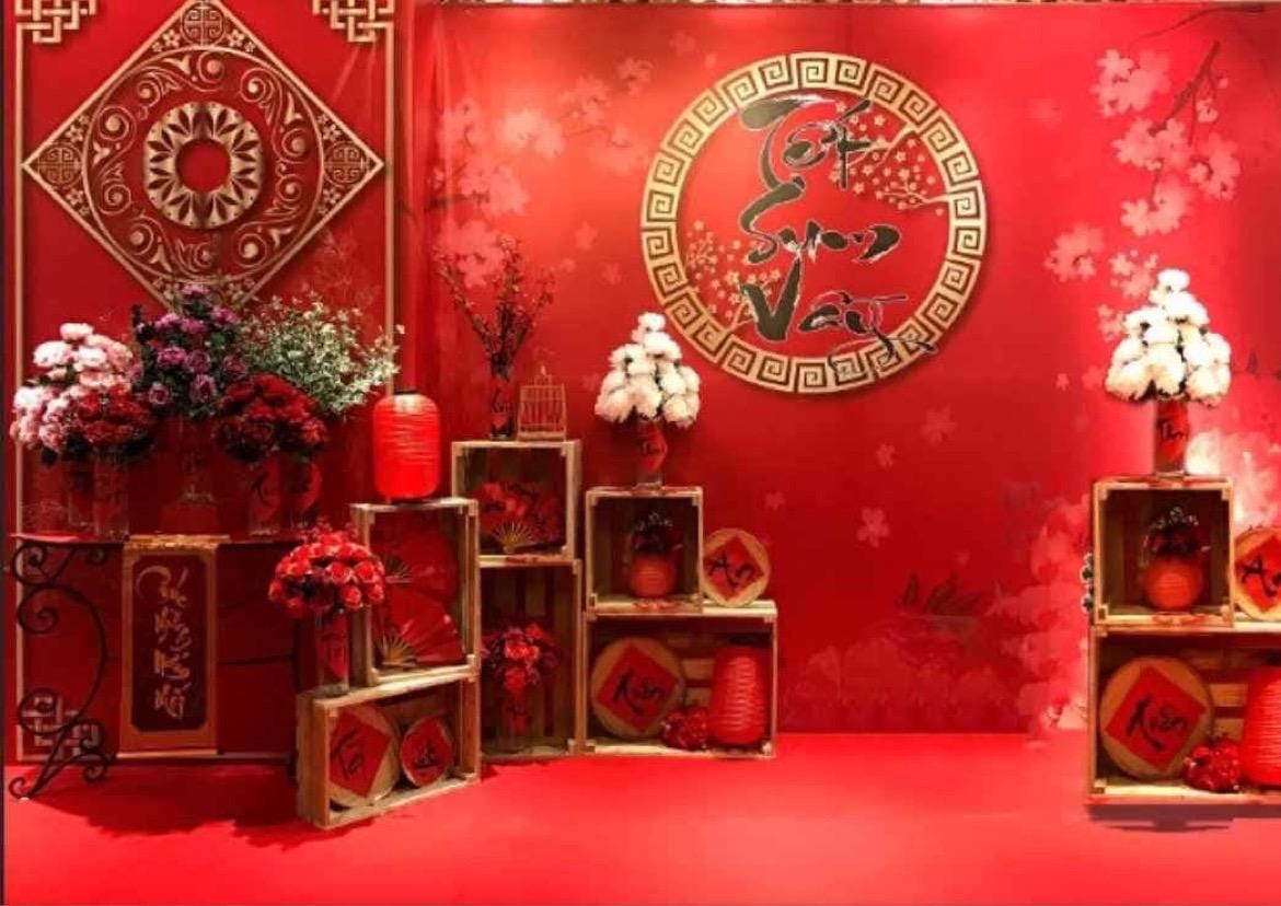 Tet, Lunar New Year backdrop 1.5x2m