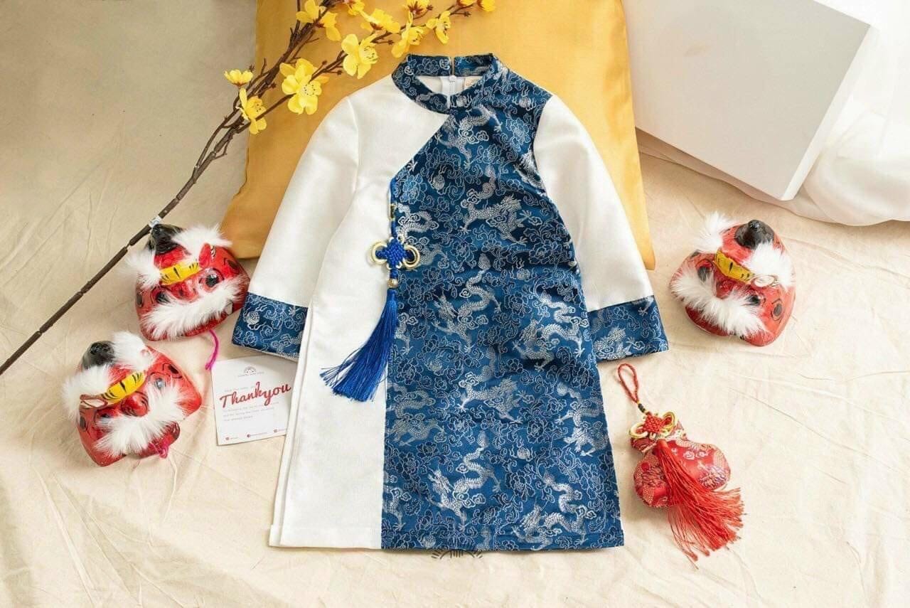 CLEARANCE- Aodai for boys size 1-16T- Red, Blue, Yellow