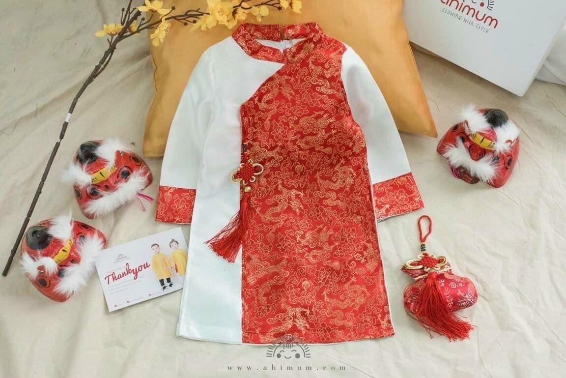 CLEARANCE- Aodai for boys size 1-16T- Red, Blue, Yellow