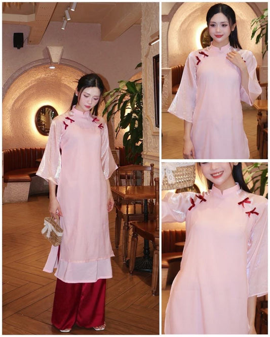 Modern Ao dai- Ao dai big size Women S-5XL