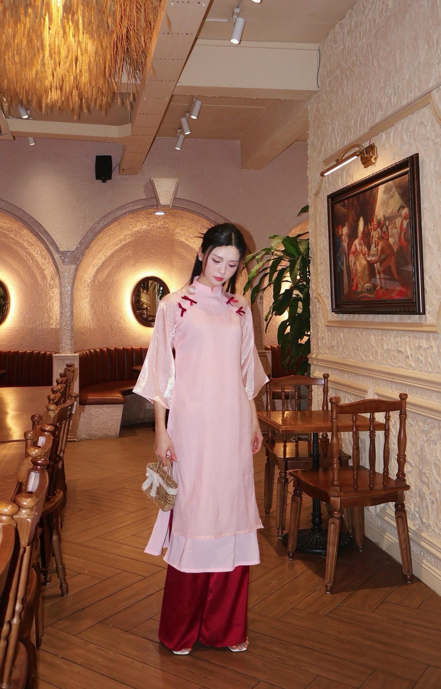 Modern Ao dai- Ao dai big size Women S-5XL