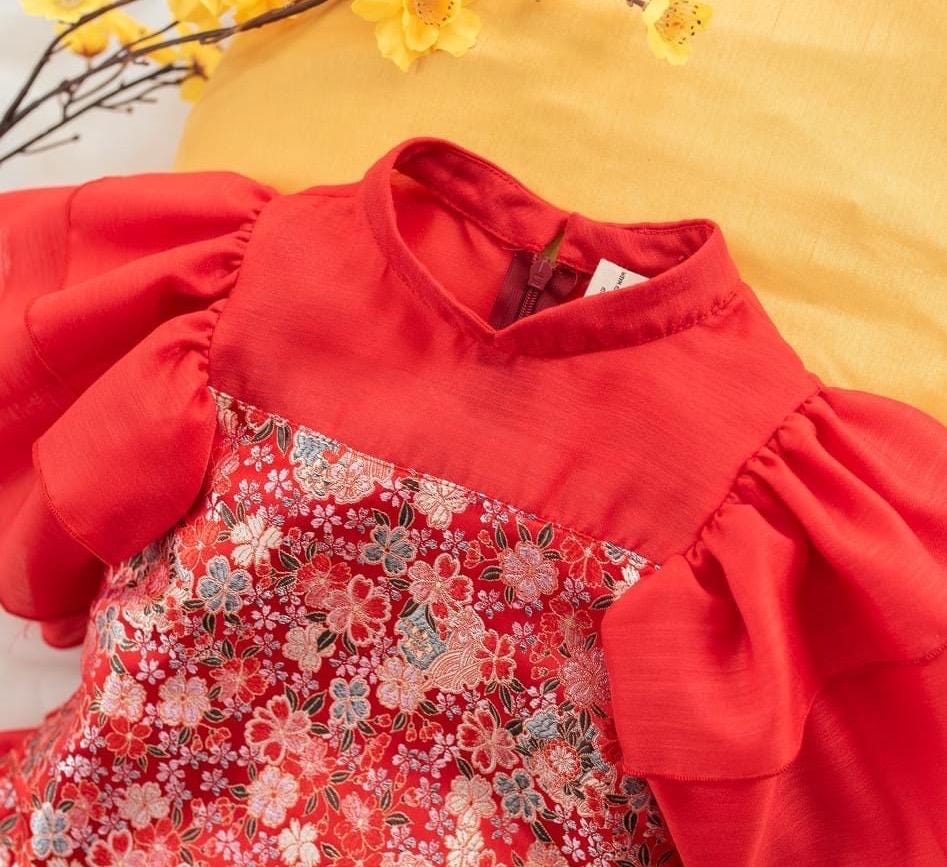 CLEARANCE- 7T, 8T Girl Ao dai