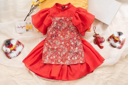 CLEARANCE- 7T, 8T Girl Ao dai