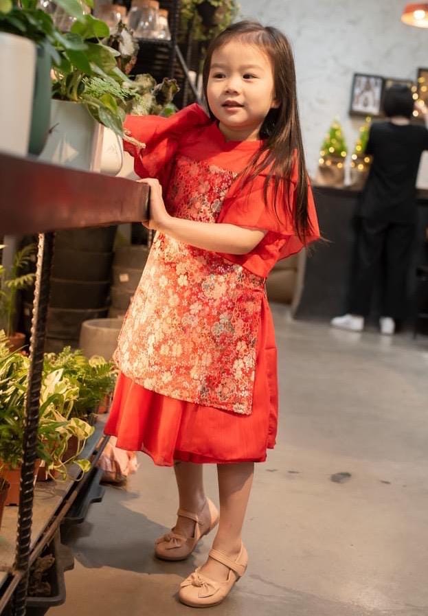 CLEARANCE- 7T, 8T Girl Ao dai