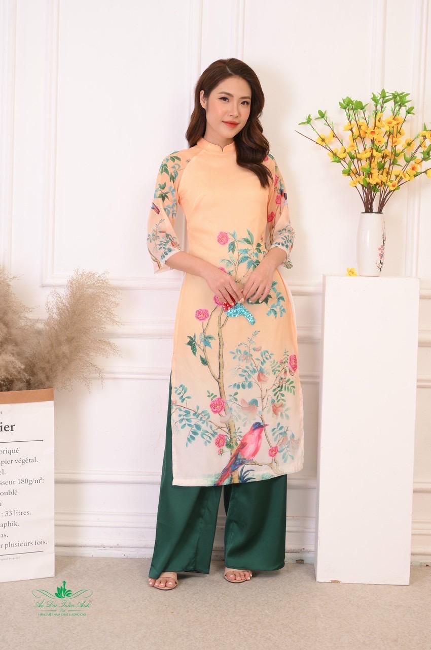 CLEARANCE- Women and kid matching áo dài