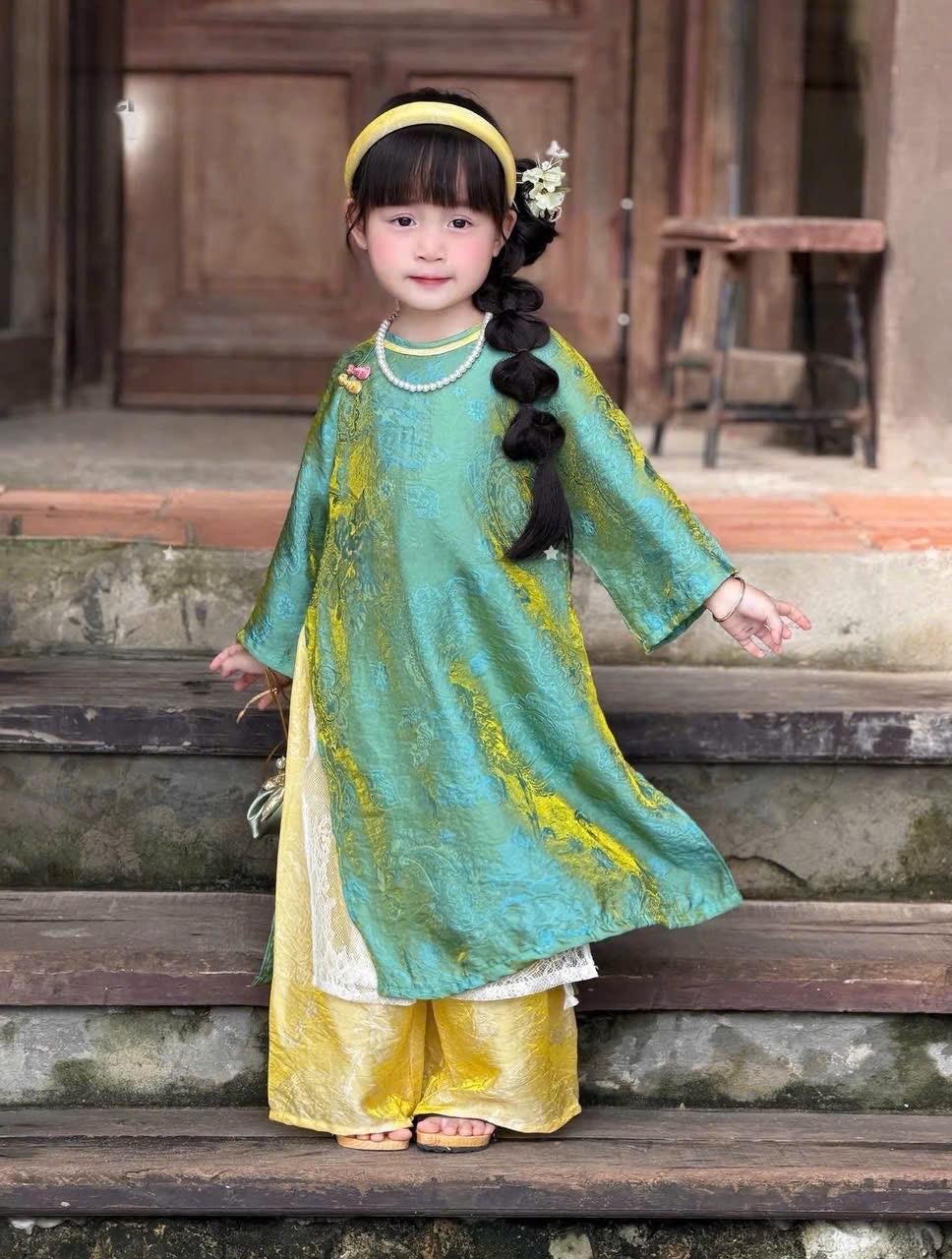 Pre-order áo dài for girls- Ao dai truyen thong