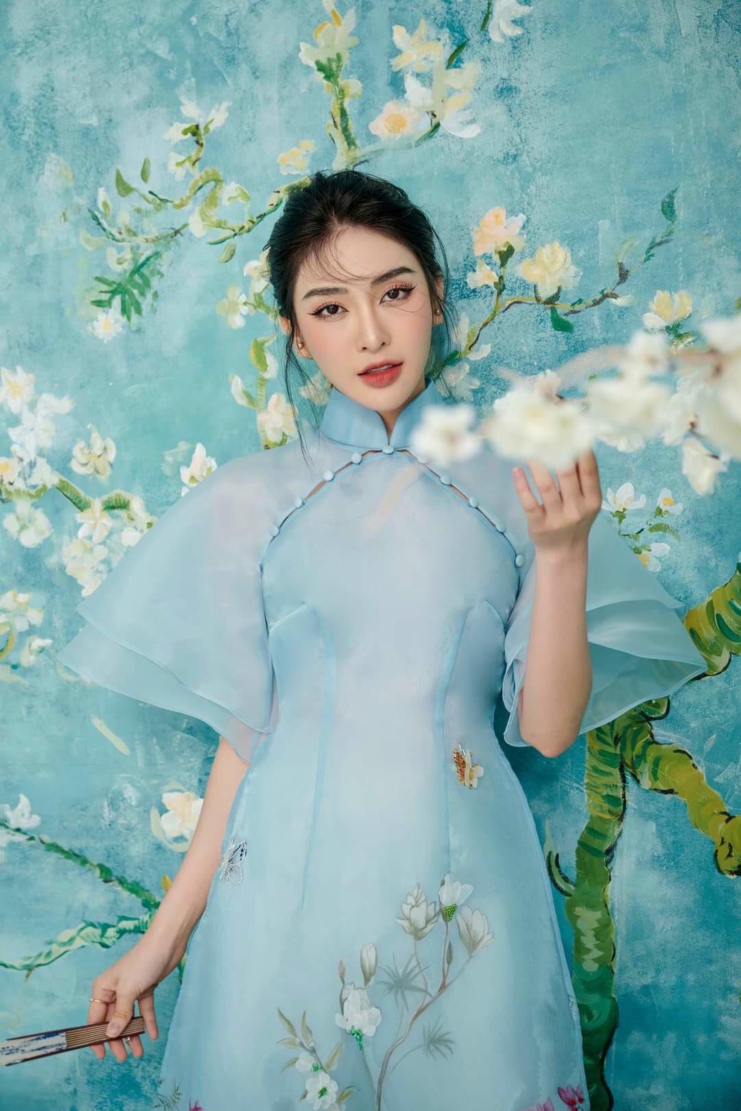 CLEARANCE Women Ao Dai- size M floral embellished dress for women