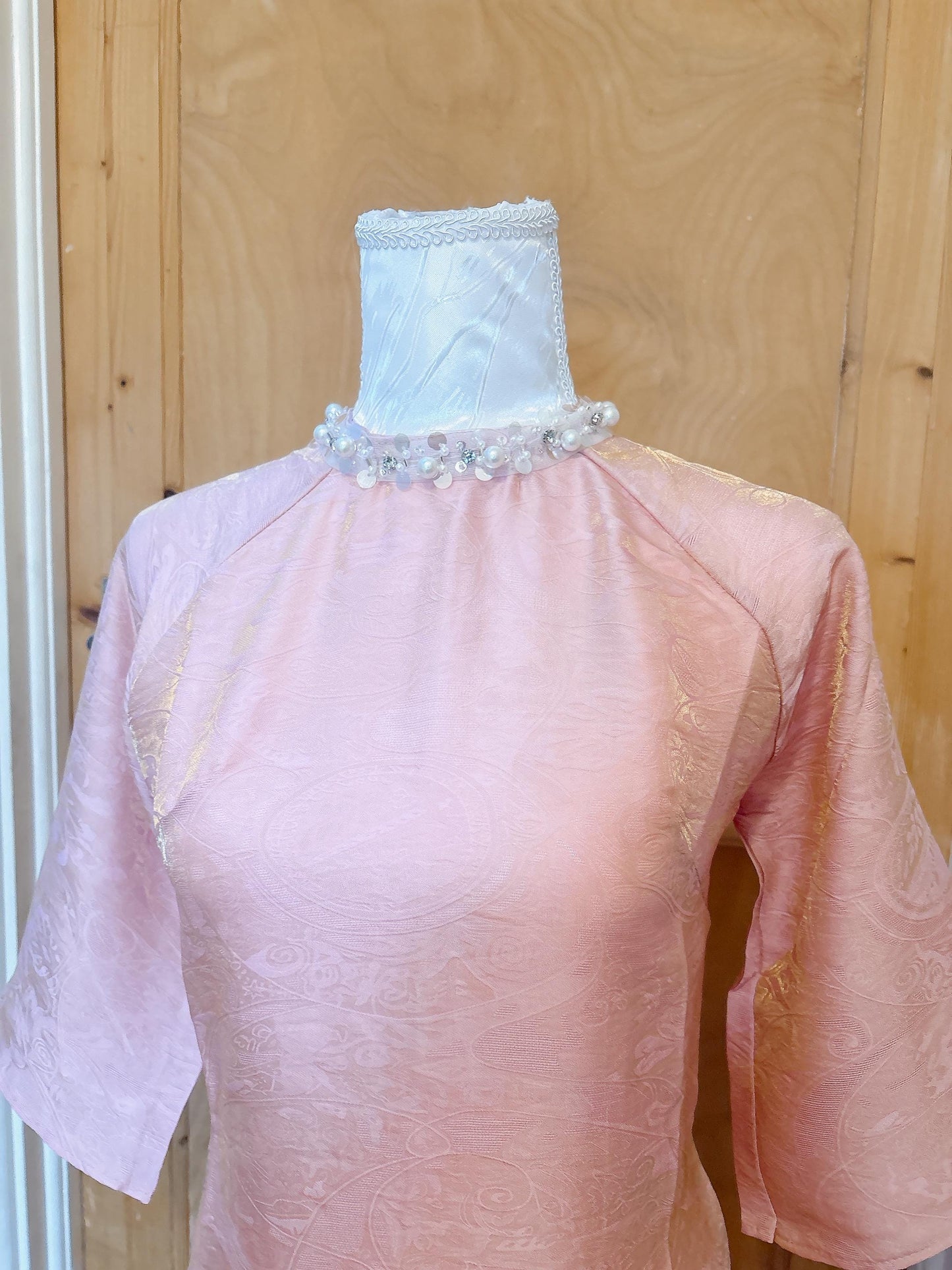 CLEARANCE modern Ao Dai- Tencel silk dress for women