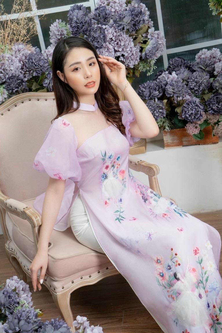 CLEARANCE Women and kid matching áo dài- Ao dai over size, big size, teen, girl