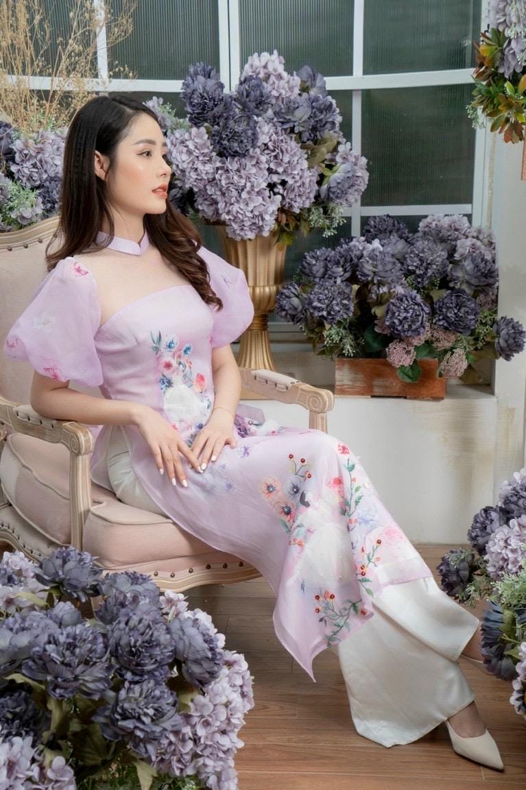 CLEARANCE Women and kid matching áo dài- Ao dai over size, big size, teen, girl