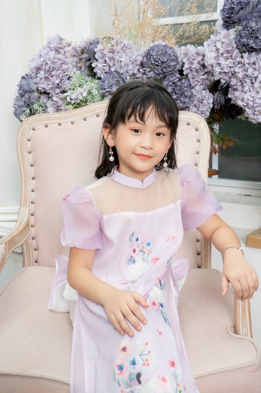 CLEARANCE Women and kid matching áo dài- Ao dai over size, big size, teen, girl